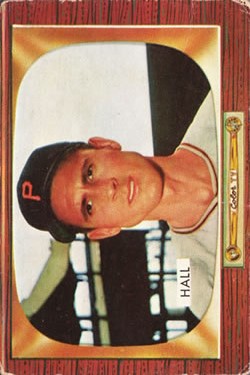 1955 Bowman #113 Bob Hall RC
