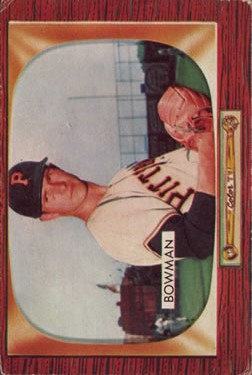 1955 Bowman #115 Roger Bowman RC