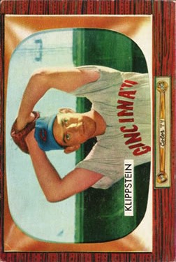 1955 Bowman #152 Johnny Klippstein