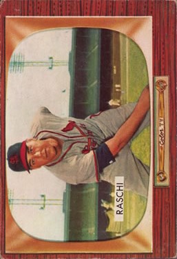 1955 Bowman #185 Vic Raschi