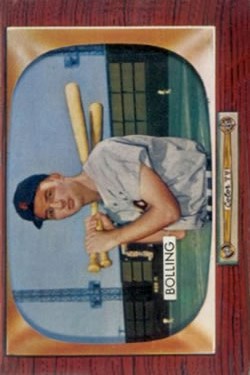 1955 Bowman #204B Frank Bolling COR