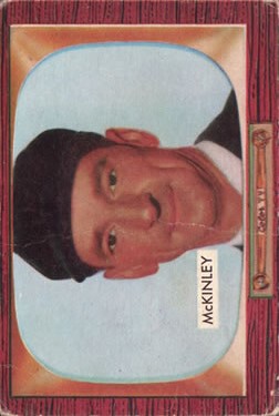 1955 Bowman #226 Bill McKinley UMP