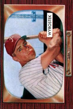 1955 Bowman #237 Johnny Wyrostek