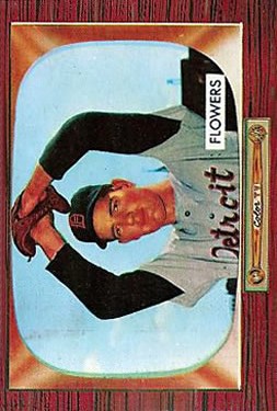 1955 Bowman #254 Bennett Flowers RC