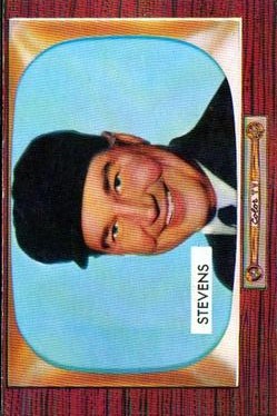 1955 Bowman #258 John Stevens UMP
