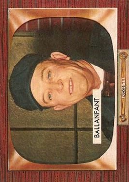 1955 Bowman #295 Lee Ballanfant UMP