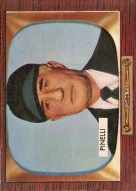 1955 Bowman #307 Babe Pinelli UMP