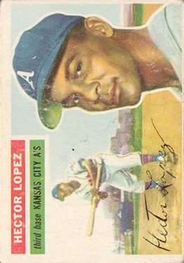 1956 Topps #16 Hector Lopez RC
