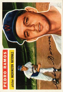 1956 Topps #49 Pedro Ramos RC