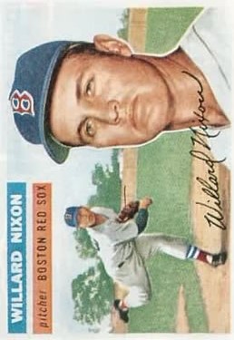 1956 Topps #122 Willard Nixon