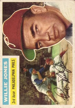 1956 Topps #127 Willie Jones