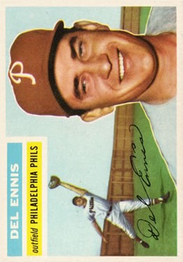 1956 Topps #220 Del Ennis