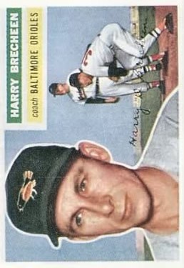 1956 Topps #229 Harry Brecheen CO