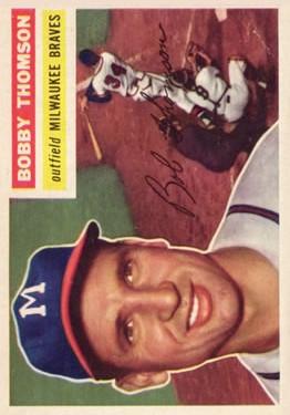 1956 Topps #257 Bobby Thomson