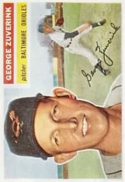 1956 Topps #276 George Zuverink