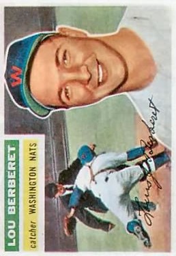 1956 Topps #329 Lou Berberet RC