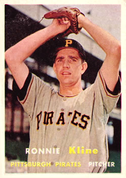 1957 Topps #256 Ron Kline