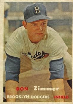 1957 Topps #284 Don Zimmer