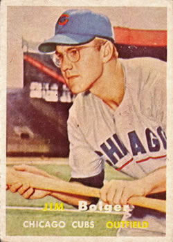 1957 Topps #289 Jim Bolger DP