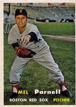 1957 Topps #313 Mel Parnell