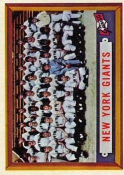 1957 Topps #317 New York Giants TC