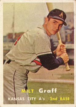 1957 Topps #369 Milt Graff RC