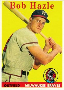 1958 Topps #83 Bob Hazle RC
