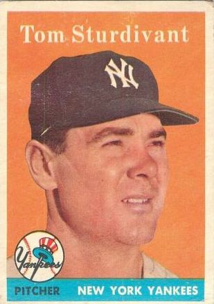 1958 Topps #127 Tom Sturdivant