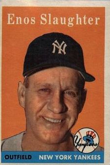 1958 Topps #142 Enos Slaughter