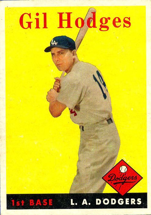1958 Topps #162 Gil Hodges