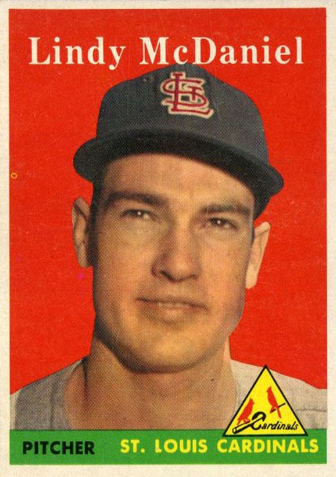 1958 Topps #180 Lindy McDaniel