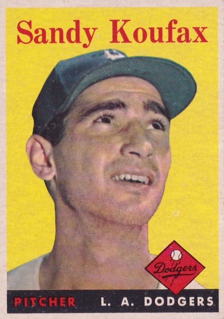 1958 Topps #187 Sandy Koufax
