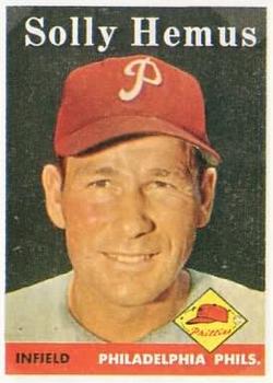 1958 Topps #207 Solly Hemus