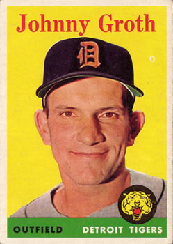 1958 Topps #262 Johnny Groth front image