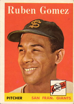 1958 Topps #335 Ruben Gomez