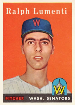1958 Topps #369 Ralph Lumenti RC