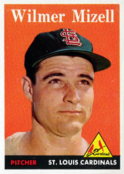 1958 Topps #385 Wilmer Mizell