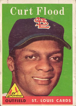 1958 Topps #464 Curt Flood RC