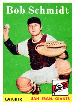 1958 Topps #468 Bob Schmidt RC