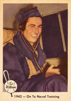 1959 Fleer Ted Williams #20 On to Naval Training