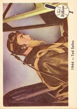 1959 Fleer Ted Williams #22 1944 Ted Solos