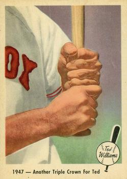1959 Fleer Ted Williams #33 Another Triple Crown