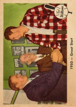1959 Fleer Ted Williams #39 1950 Great Start