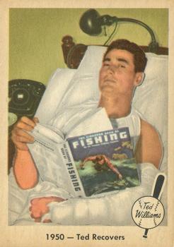 1959 Fleer Ted Williams #41 1950 Ted Recovers