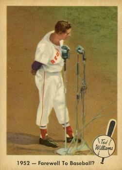 1959 Fleer Ted Williams #45 Farewell to Baseball