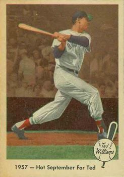 1959 Fleer Ted Williams #59 Hot September for Ted