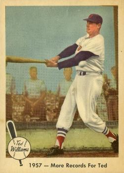 1959 Fleer Ted Williams #60 More Records for Ted