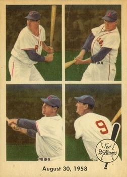 1959 Fleer Ted Williams #65 1958 August 30