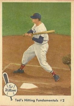 1959 Fleer Ted Williams #72 Hitting Fundamental 2