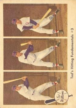 1959 Fleer Ted Williams #73 Hitting Fundamental 3